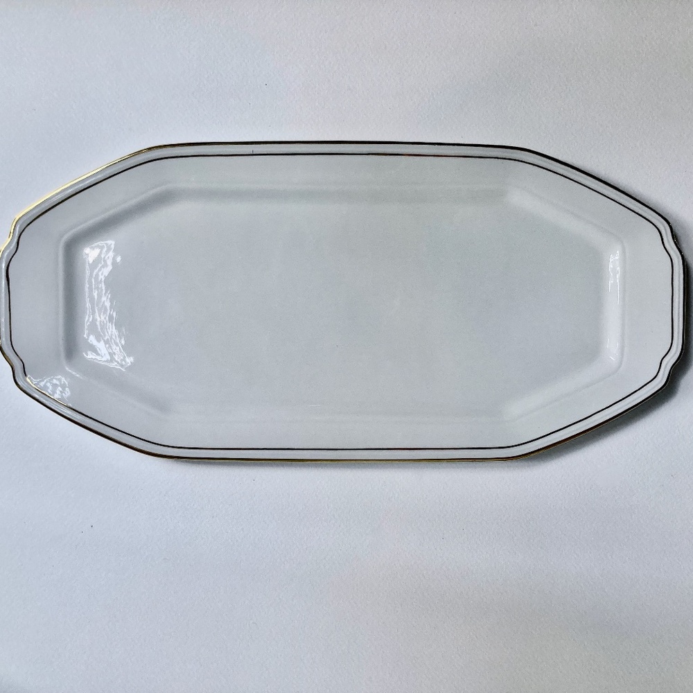 Vintage Royal Tognana Cream Porcelain Platter